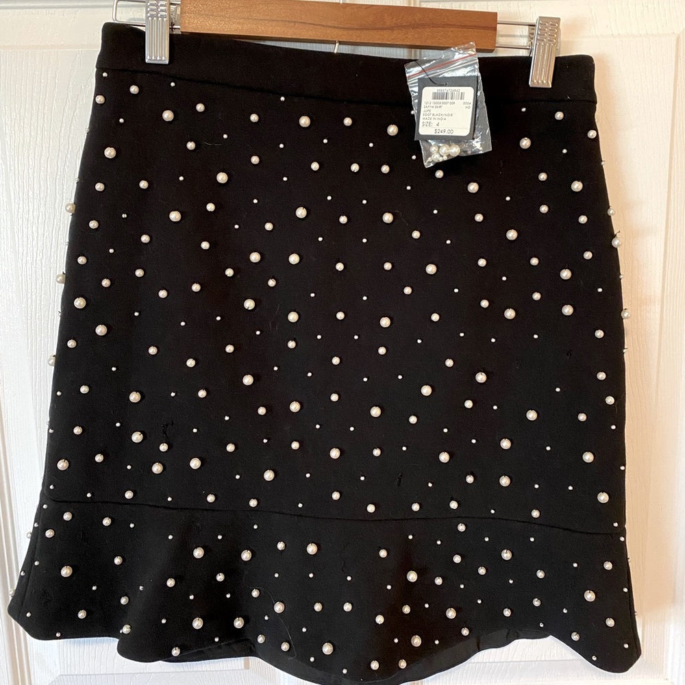 Club Monaco black safiya skirt size 4
